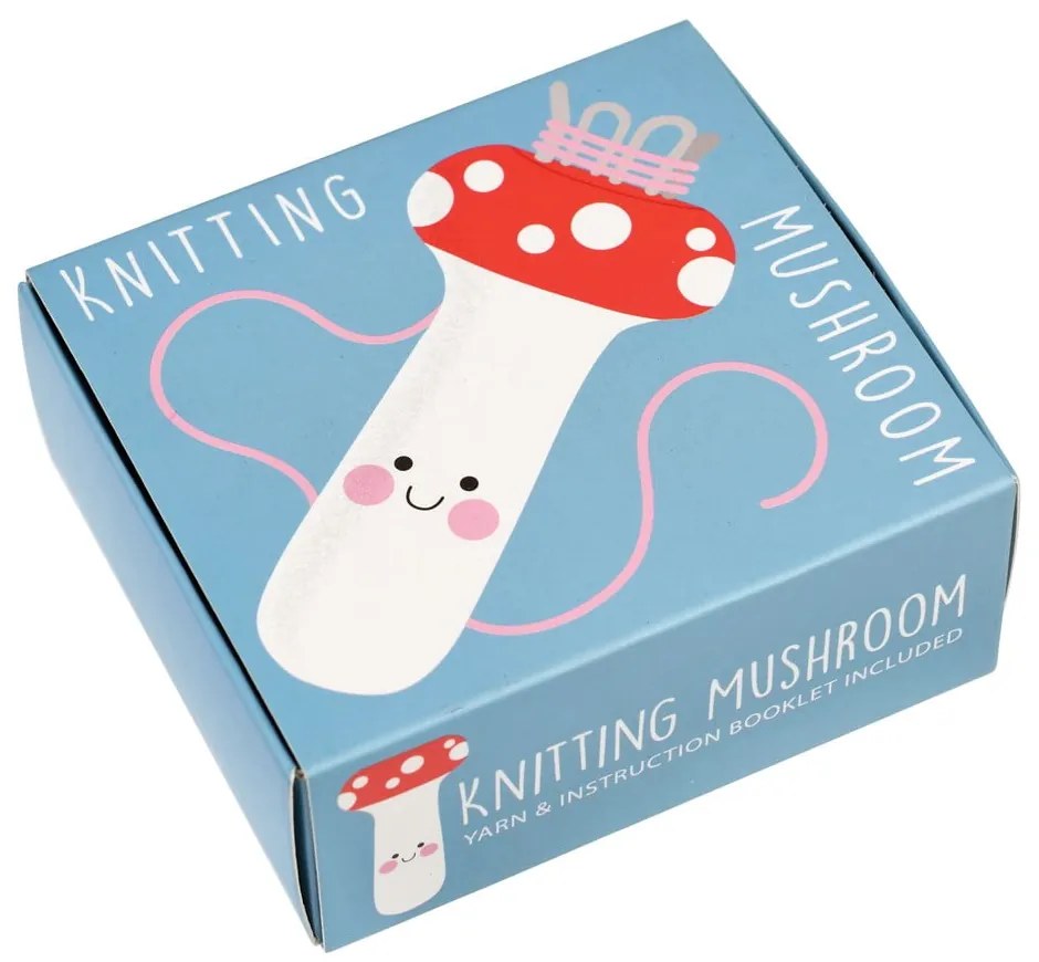 Zestaw kreatywny Knitting Kit Mushroom – Rex London