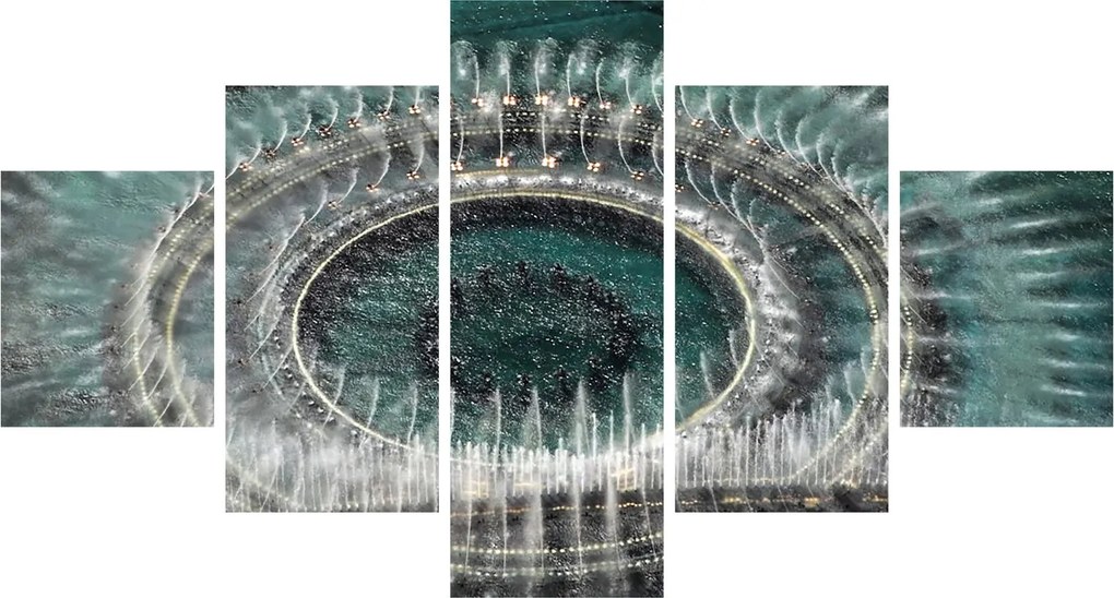 Obraz fontanny (125x70 cm)