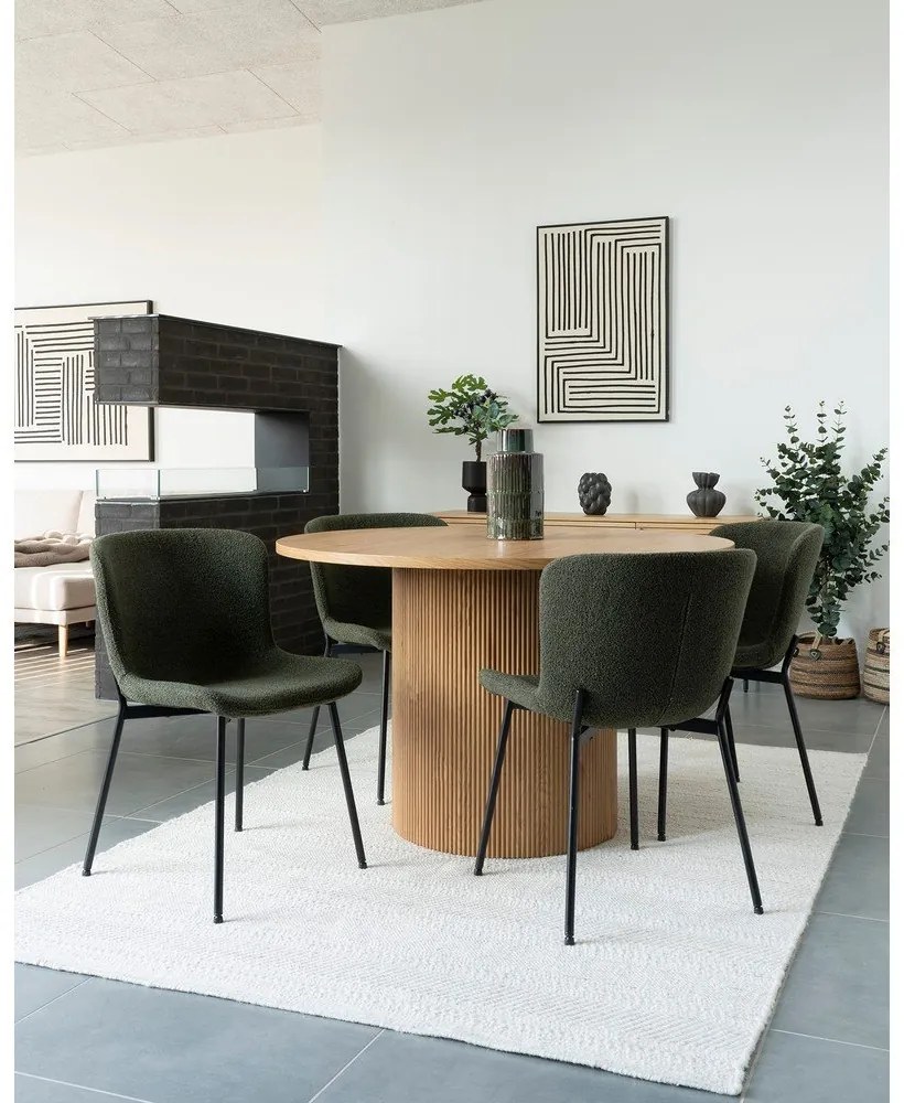 Ciemnozielone krzesła zestaw 2 szt. Maceda – House Nordic