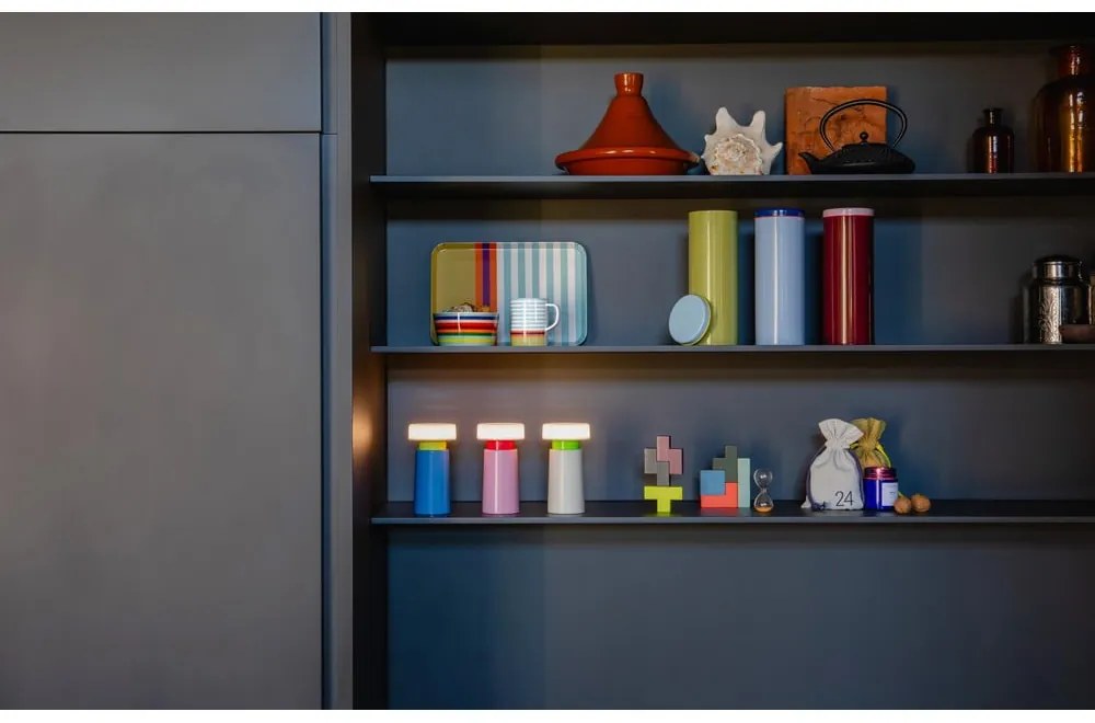 Różowa lampa stołowa LED ze ściemniaczem (wysokość 17,5 cm) Victoria – Remember