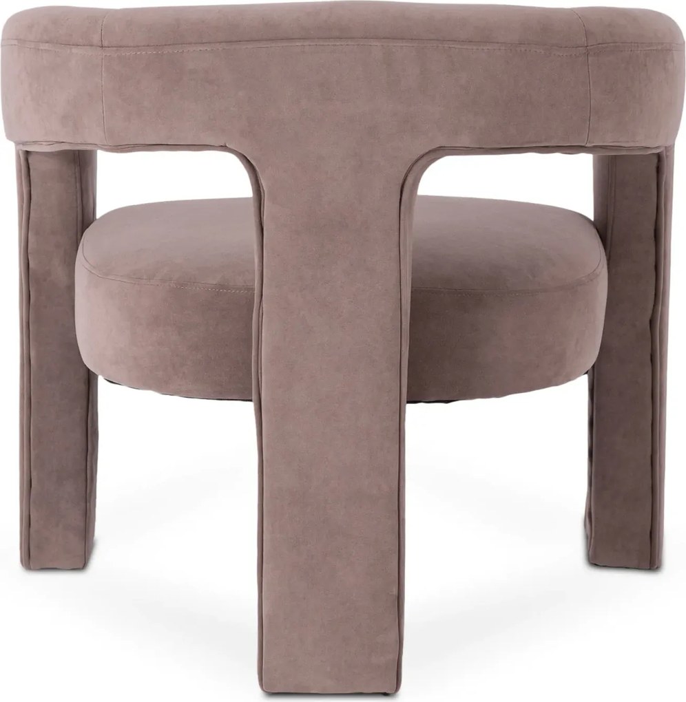 Beżowy welurowy fotel nowoczesny do salonu Z1-T96