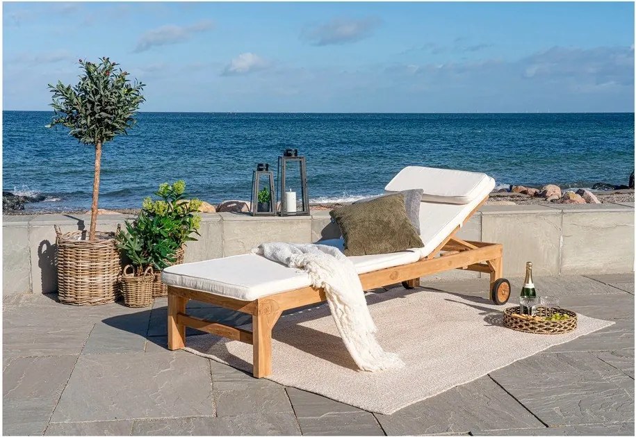 Leżak ogrodowy z drewna tekowego House Nordic Andorra