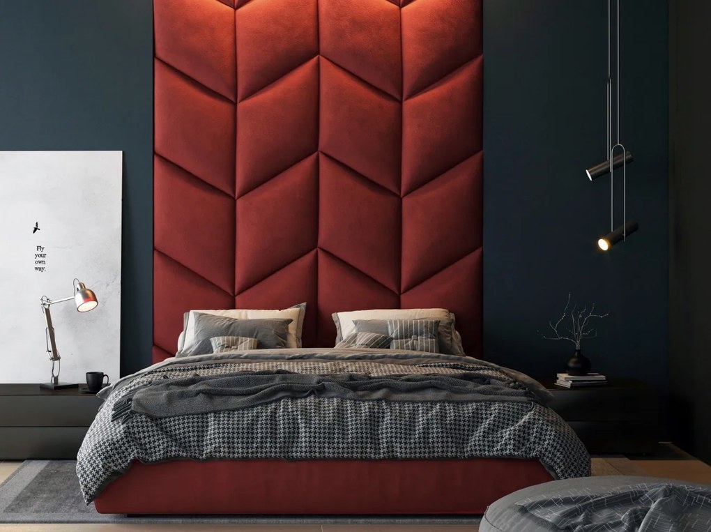 Panel Ścienny Tapicerowany - Romb XL 46x80 cm