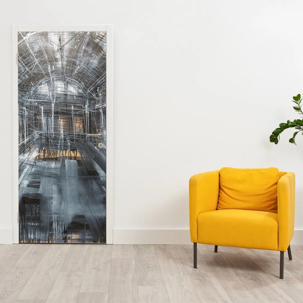 Fototapeta na drzwi - Wnętrze starego budynku (95x205cm)