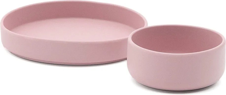 Silikonowy zestaw naczyń dla dzieci 2 szt. Lili – Kave Home