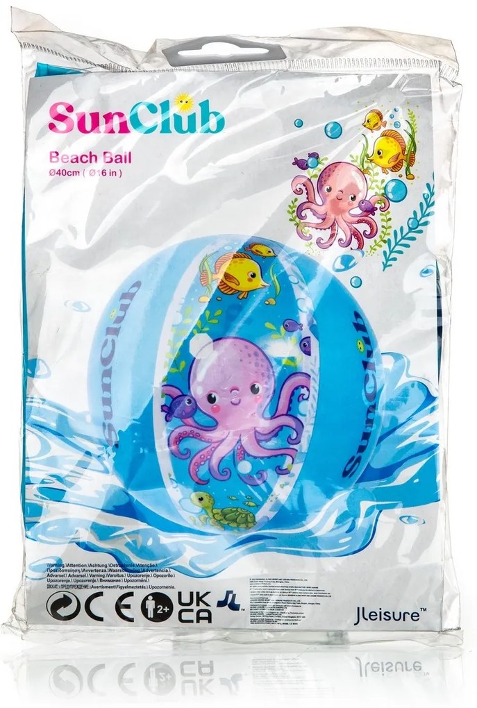 Vetro-Plus Piłka plażowa Ocean World, średnica 40cm