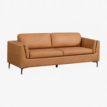Sofa Dwuosobowa Z Ekoskóry Soren Camel - Sklum