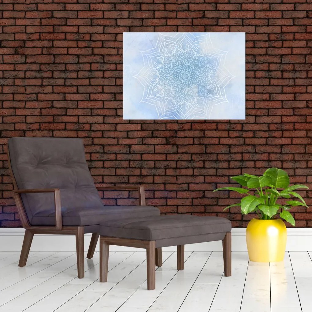 Obraz - Zimowa mandala (70x50 cm)
