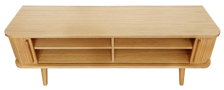 Szafka pod TV w dekorze dębu 138x50 cm Rove – Woodman