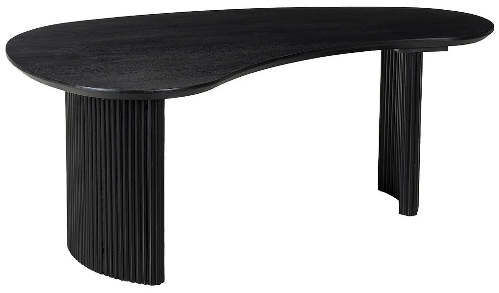 Stolik kawowy z drewna mangowca - Czarny - TAMENIA marki Maison Céphy