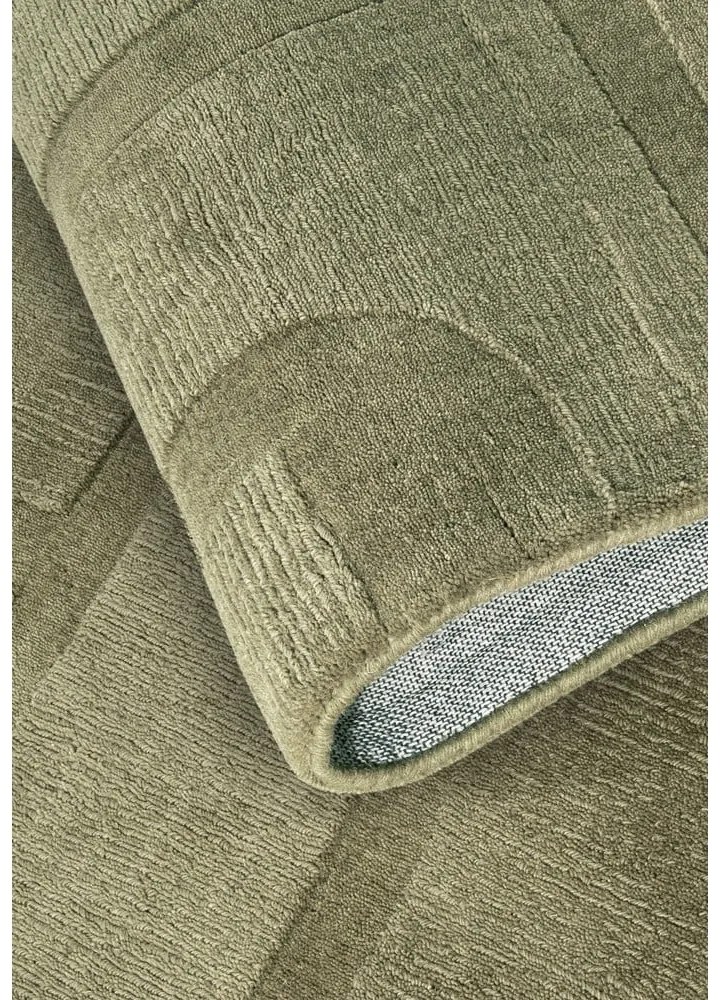 Zielony wełniany chodnik tkany ręcznie 80x250 cm Alexis – Villeroy&amp;Boch