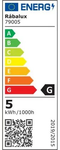 Rabalux Żarówka dekoracyjna LED filament ze skręconym żarnikiem, E27, T30, 5 W, 300 lm