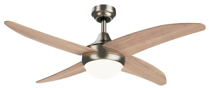 Lampa sufitowa z timerem/z wentylatorem w jasnym naturalnym kolorze ø 13 cm Achilia – SULION