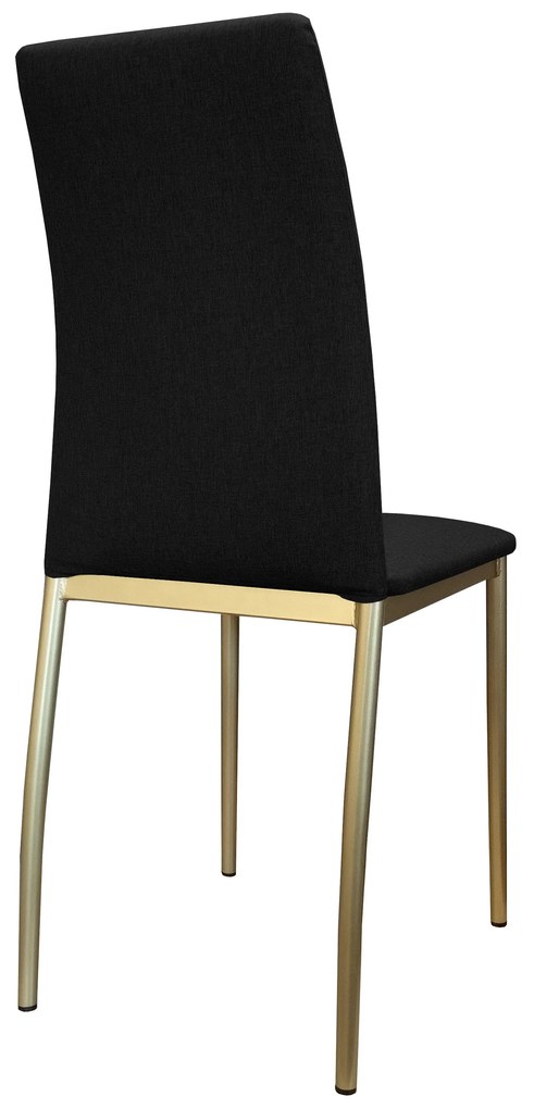 Krzesło tapicerowane ALAN stelaż złoty Sawana 14