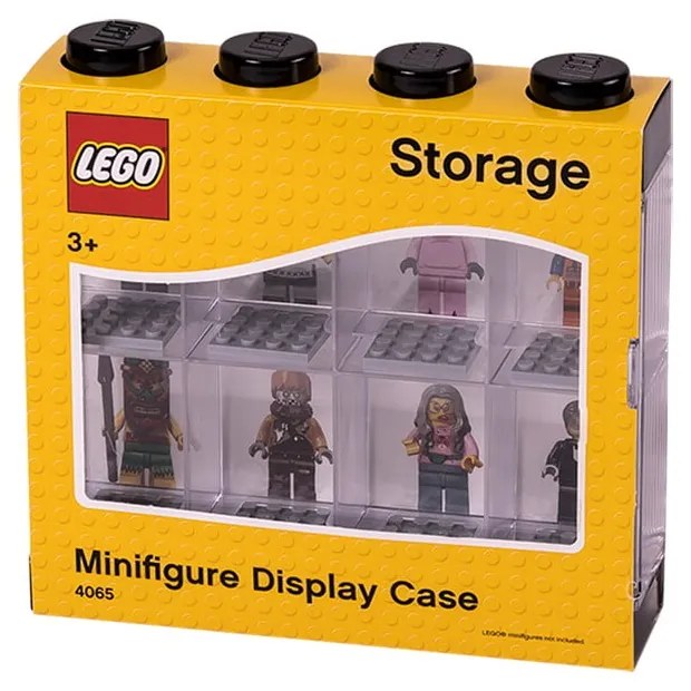 Czarna witryna kolekcjonerska na 8 figurek LEGO®