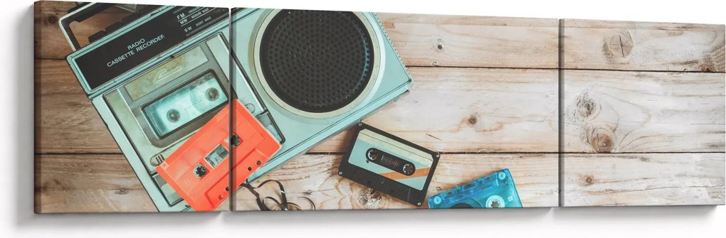 Obraz - Radio retro (170x50 cm)