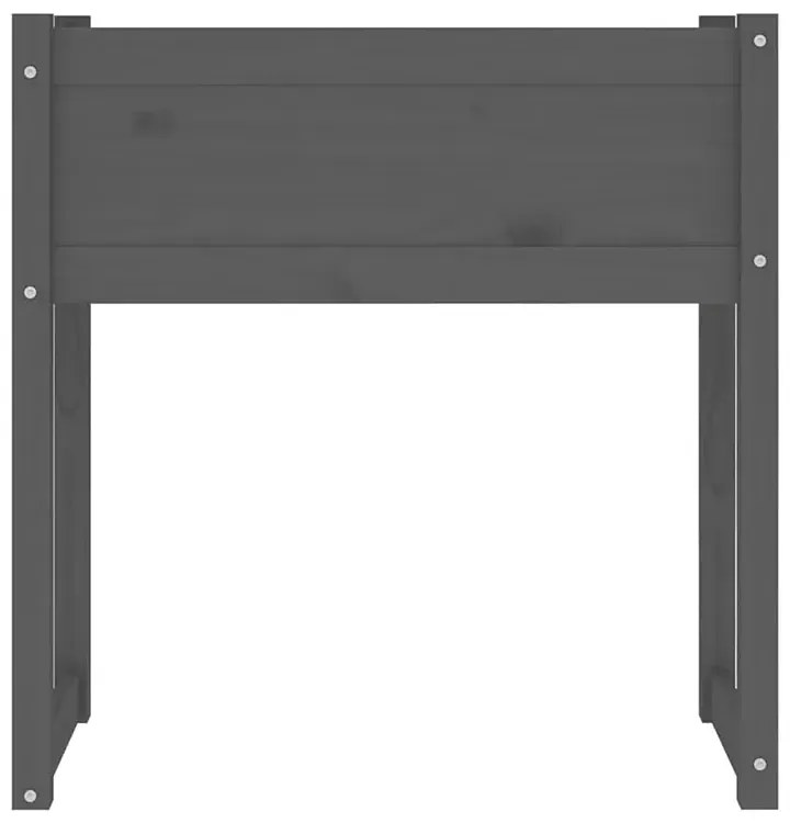 Szara duża donica ogrodowa - Asto