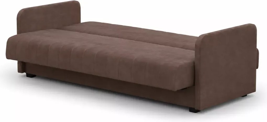 Sofa Okabiz 2-osobowa z funkcją spania, pojemnikiem i eleganckim designem
