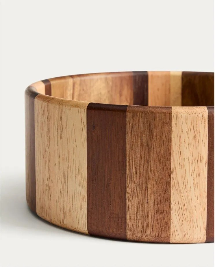 Drewniana miska do serwowania w naturalnym kolorze Nover – Kave Home