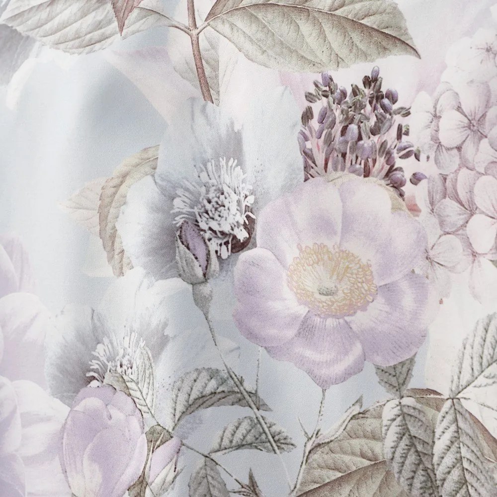 Jasnoniebieska pościel dwuosobowa 230x220 cm Floral Serenity – RHS