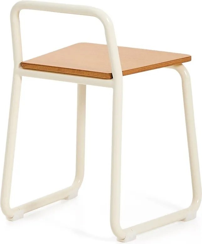 Beżowe metalowe krzesło dziecięce Tinn – Kave Home