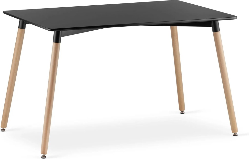 PROMOCJA Czarny stół jadalny ADRIA 120x80 cm II. jakość