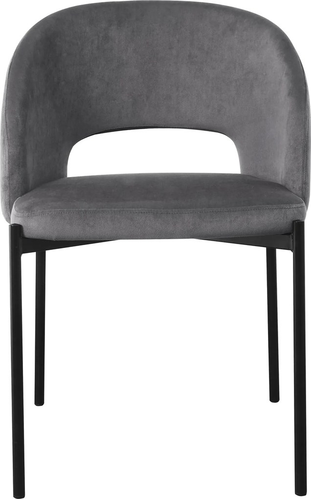 Krzesło do jadalni z tkaniny aksamitnej K455