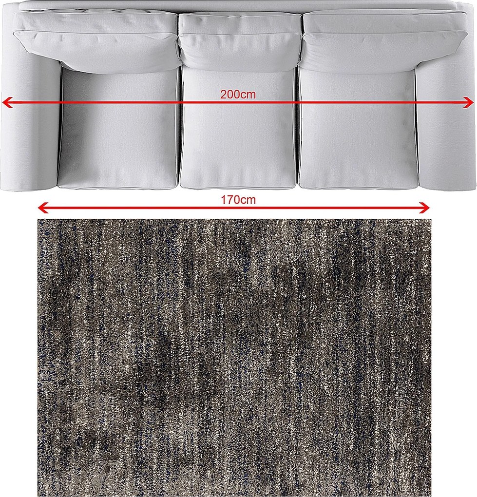 Dywan Royal Nomadic Living dark grey/sailor blue 120x170cm