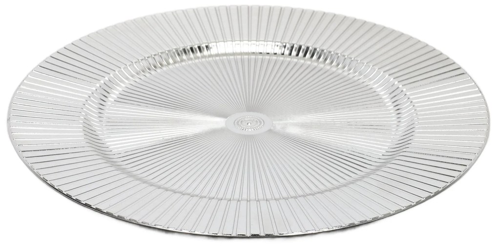 Metaliczny podtalerz, Ø 33 cm