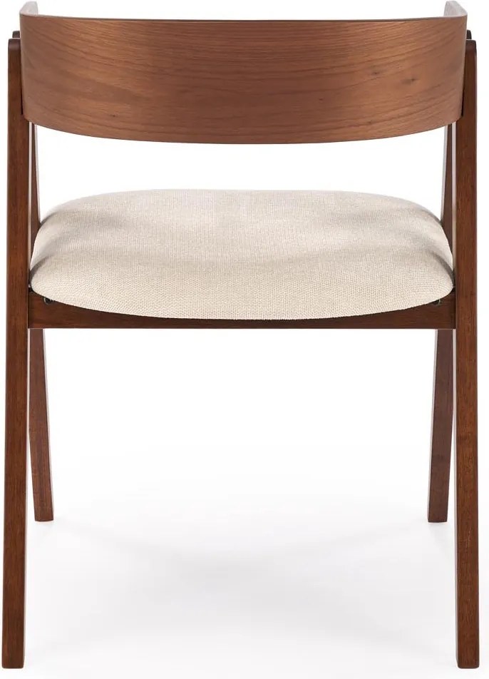 Orzechowe krzesło do jadalni z giętej sklejki K562 Halmar