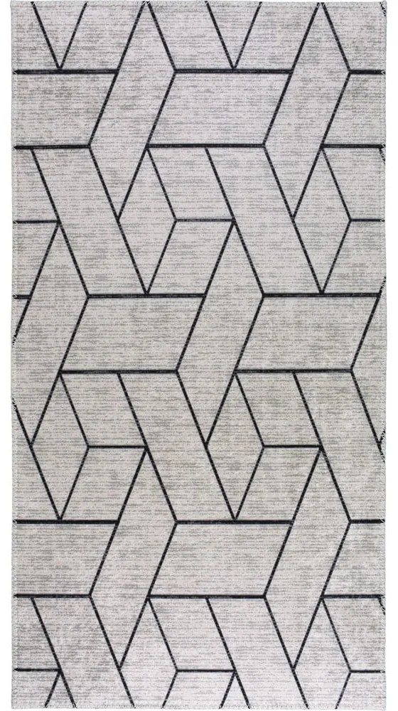 Jasnoszary chodnik odpowiedni do prania 80x200 cm – Vitaus