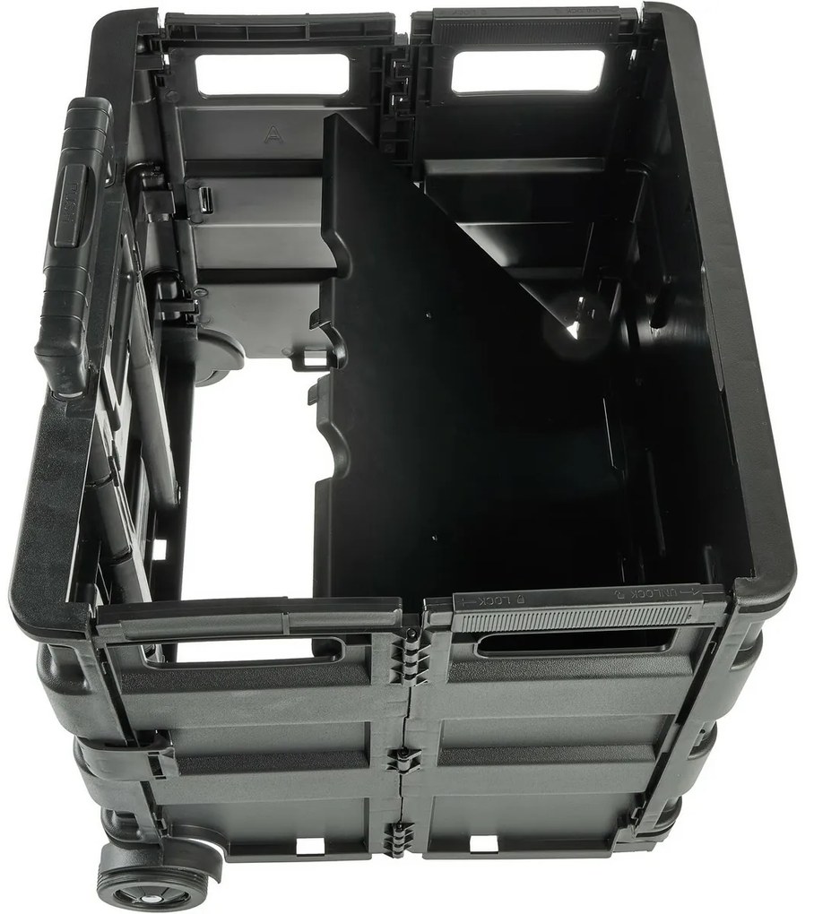 Keeeper Składany wózek na zakupy Olli 65 l Czarny, 65 l