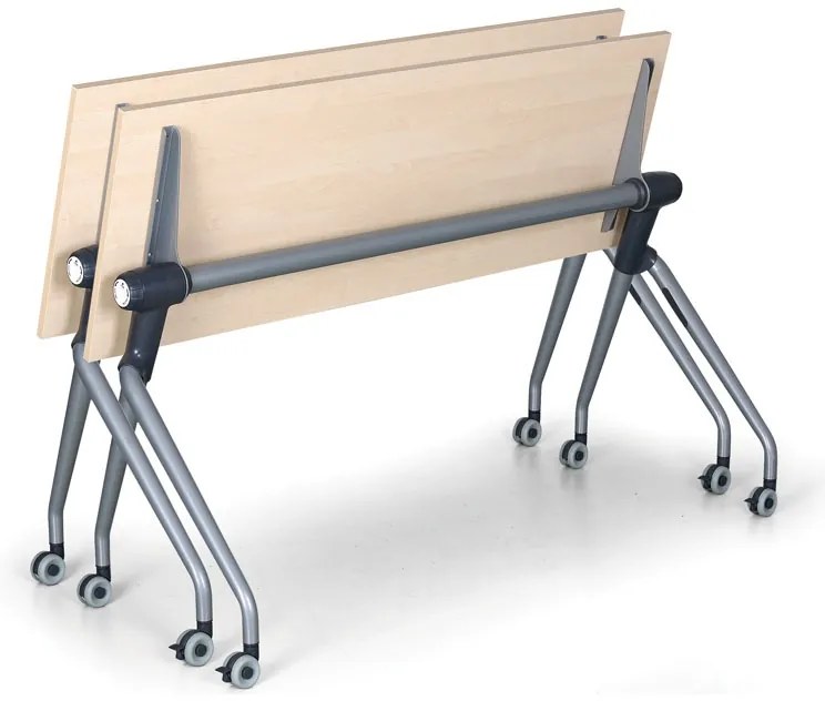 Stół ze składanym blatem TRAINING PLUS, 145x45 cm, czereśnia