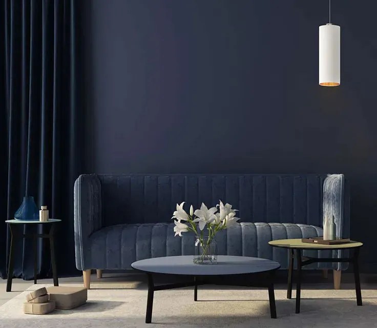 Skandynawska lampa wisząca na złotym stelażu - B7-R21