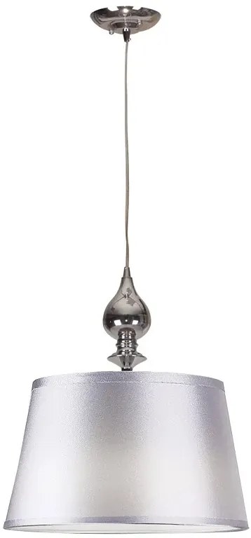 Srebrna lampa wisząca nad stół - B0-D10