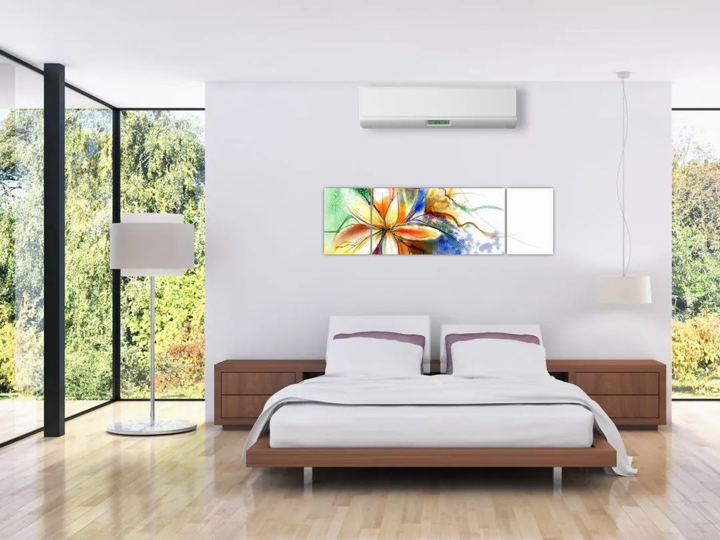 Obraz - Kwiat (170x50 cm)
