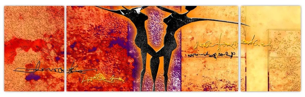 Obraz - Afrykańskie boginie (170x50 cm)