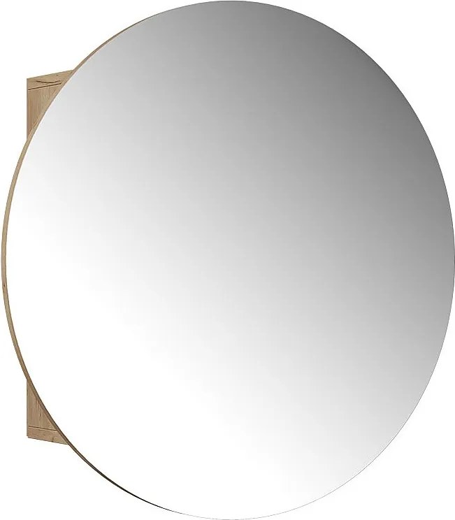 Szafka z lustrem w łazience złoty dąb energetyczny 70x17.4x70 loki