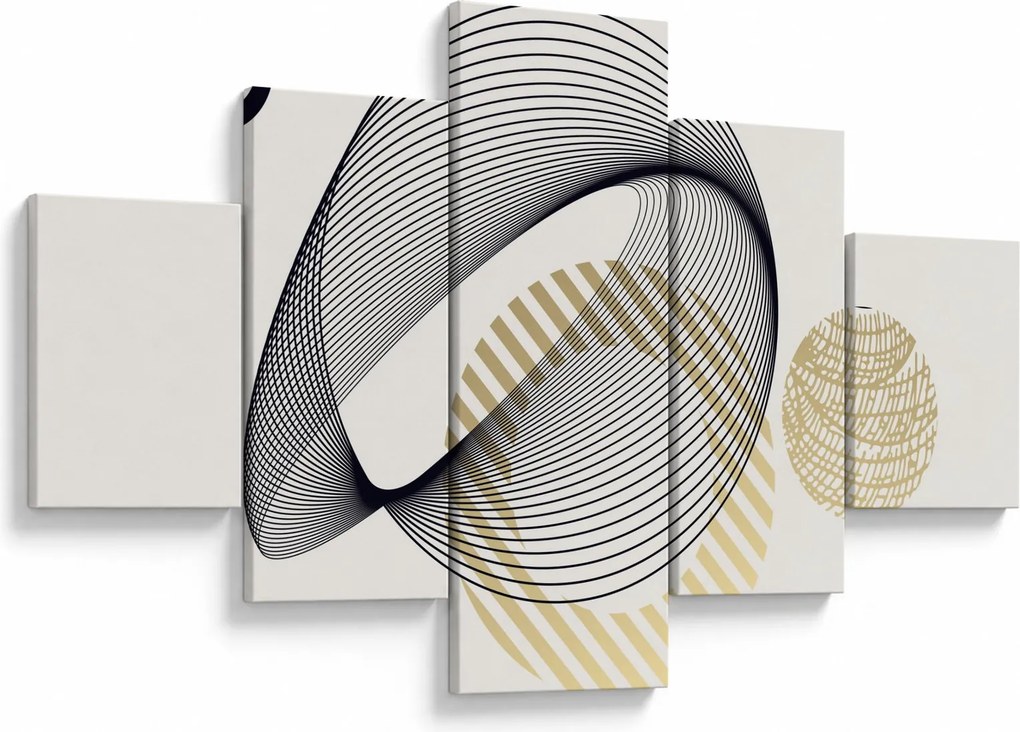 Obraz - Kształty geometryczne N⁰3 (125x70 cm)