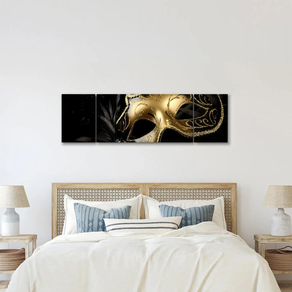 Obraz - Złoty drapak (170x50 cm)