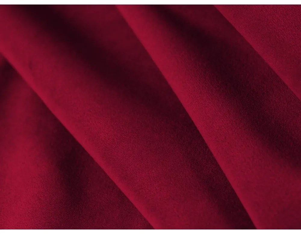 Czerwony moduł aksamitnej sofy Rome Velvet – Cosmopolitan Design