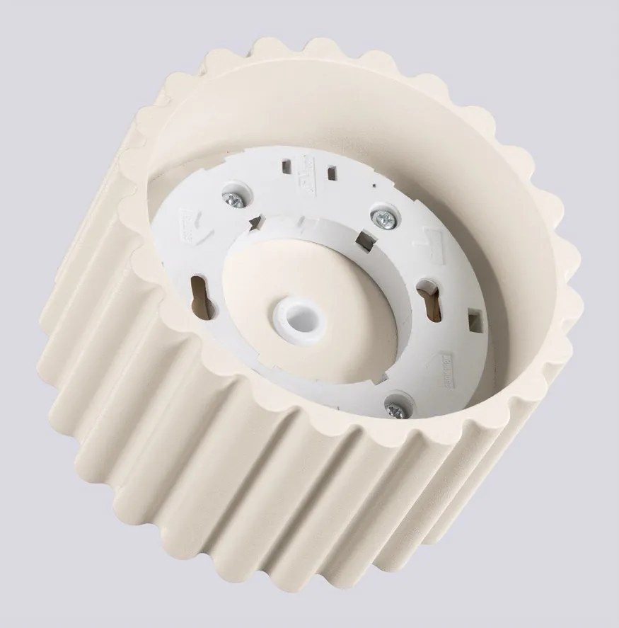 Beżowa metalowa lampa punktowa ø 10 cm Zora – Sollux