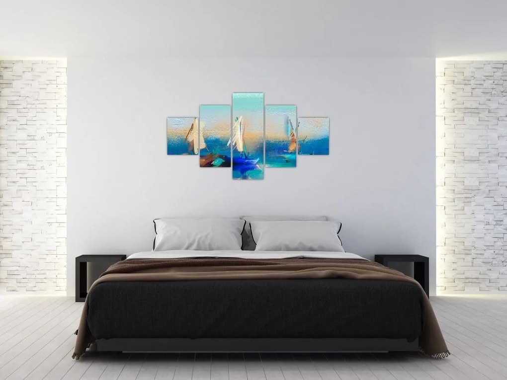 Obraz - Malarstwo krajobrazowe, malarstwo (125x70 cm)