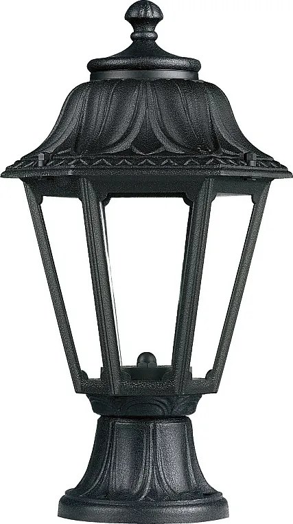 Lampa zewn?trzna INDURA MINI 6 w stylu klasycznym - wys. 39 cm - E27 42W - ?ywica - IP55 - czarny
