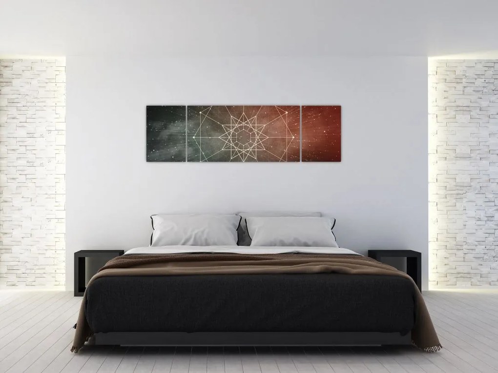Obraz - Kosmiczny Dodekagram (170x50 cm)