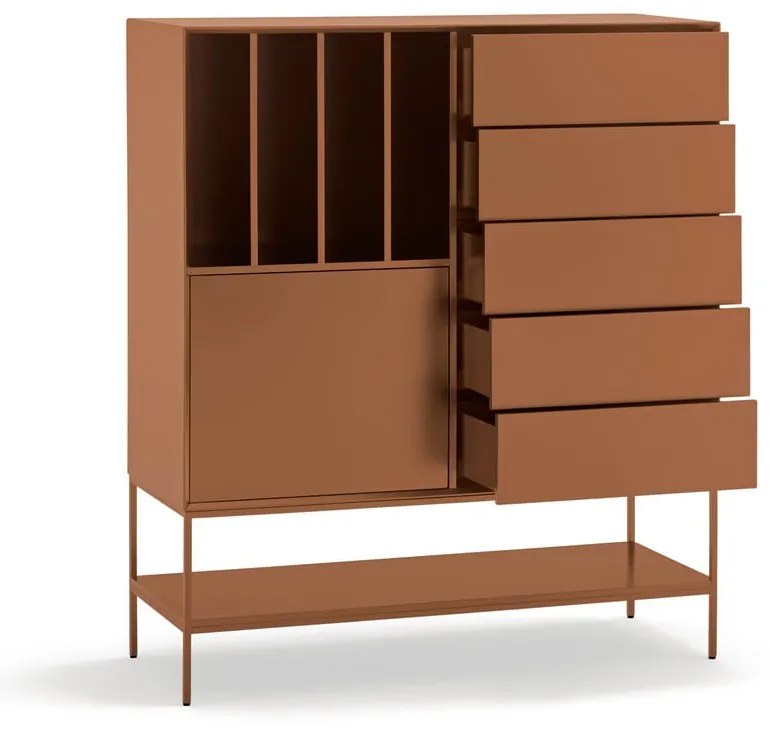 Ceglasta szafka 120x140x45 cm Platt – Teulat