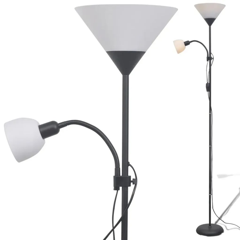 Czarna podwójna lampa stojąca - EX06 G6-F61
