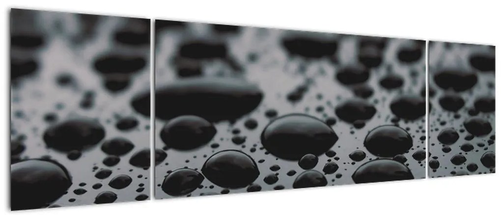 Obraz kropli wody (170x50 cm)