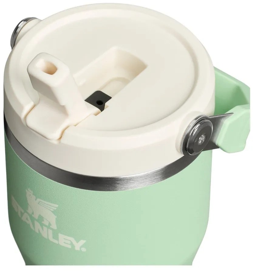 Szałwiowy termos ze stali nierdzewnej 600 ml IceFlow™ Flip Straw 2.0 Tumbler Pistachio – Stanley