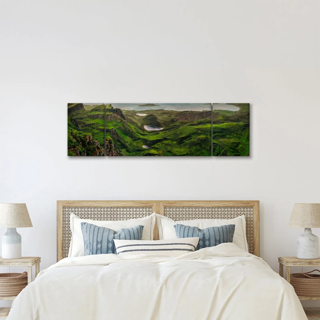 Obraz - Quiraing, Szkocja (170x50 cm)
